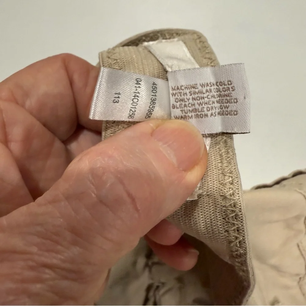 Chico’s Cotton Blend Long Pants Casual Zip Pockets Women’s Size 12 (Chico’s 2) - Picture 14 of 14